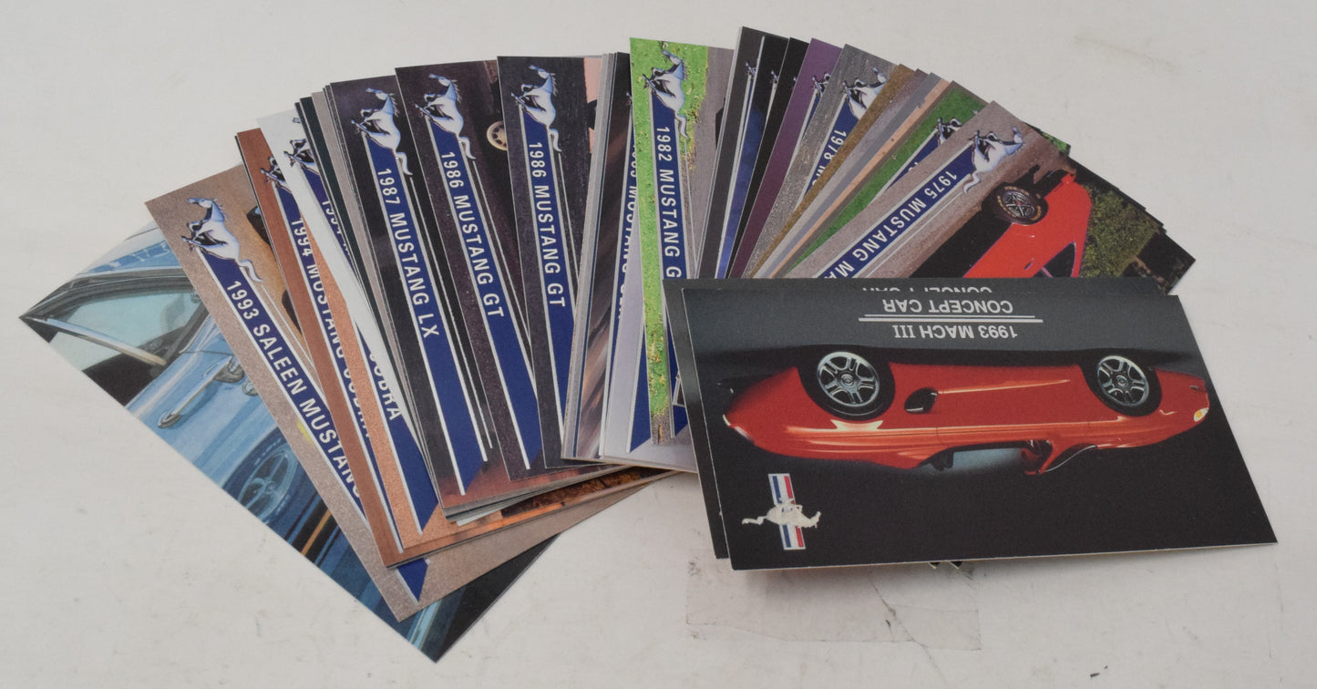 Mustang 30th Annivesary Collection Trading Cards 84 Box Set Car Driver Magazine