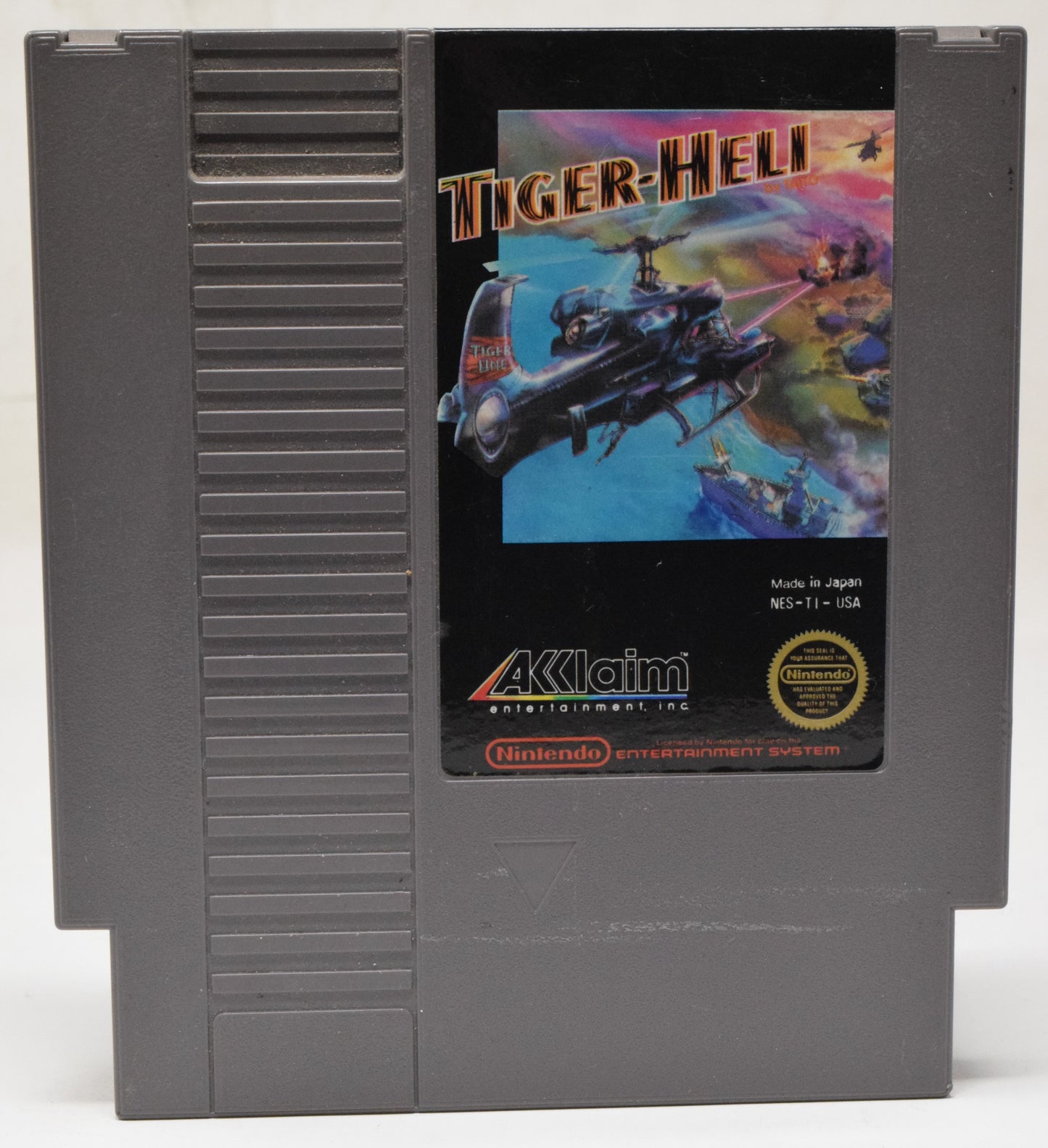 Nintendo NES Tiger-Heli Acclaim Video Game Cartridge