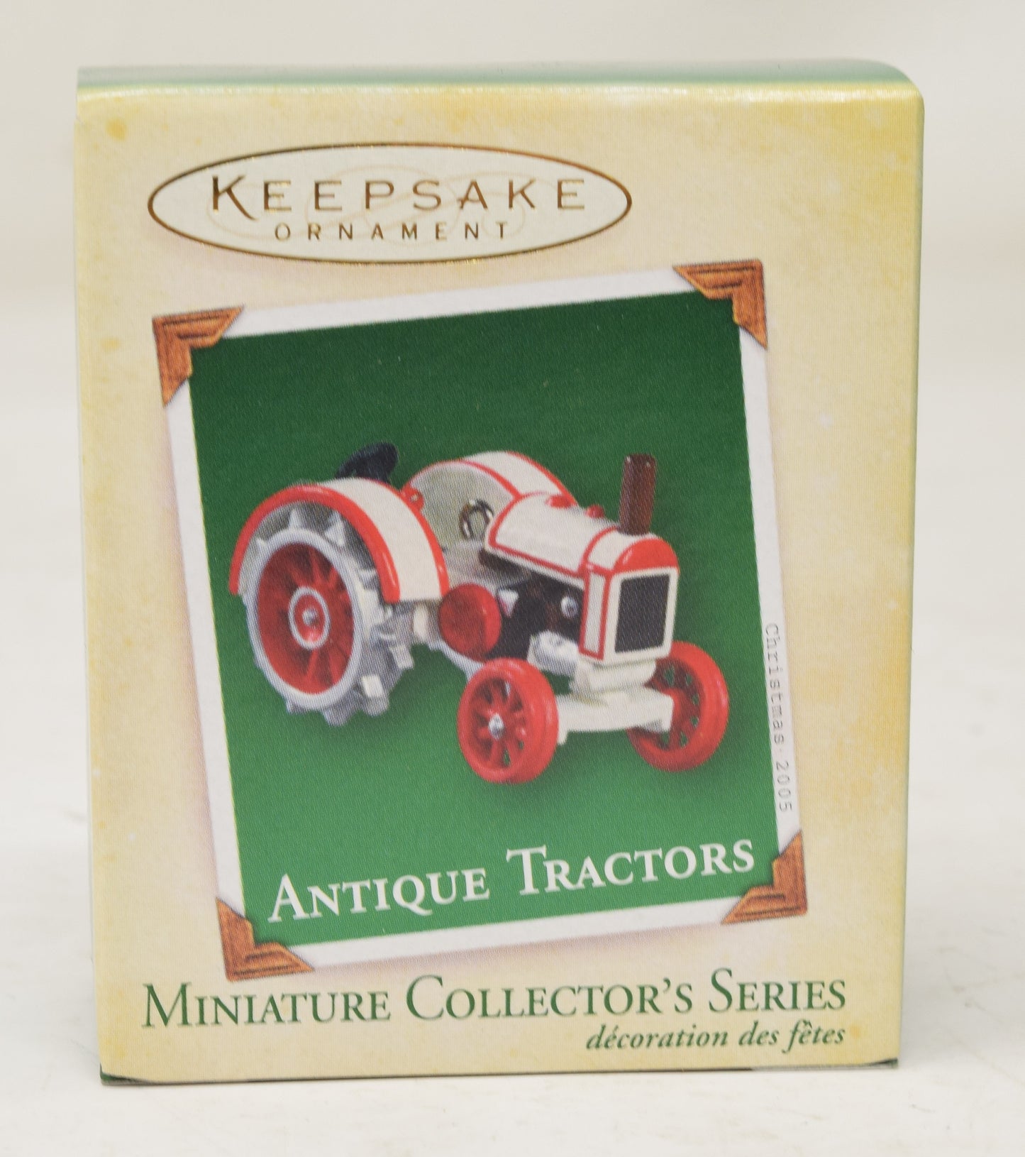 Hallmark Keepsake Ornament Antique Tractors Christmas Tree 2005 NIB