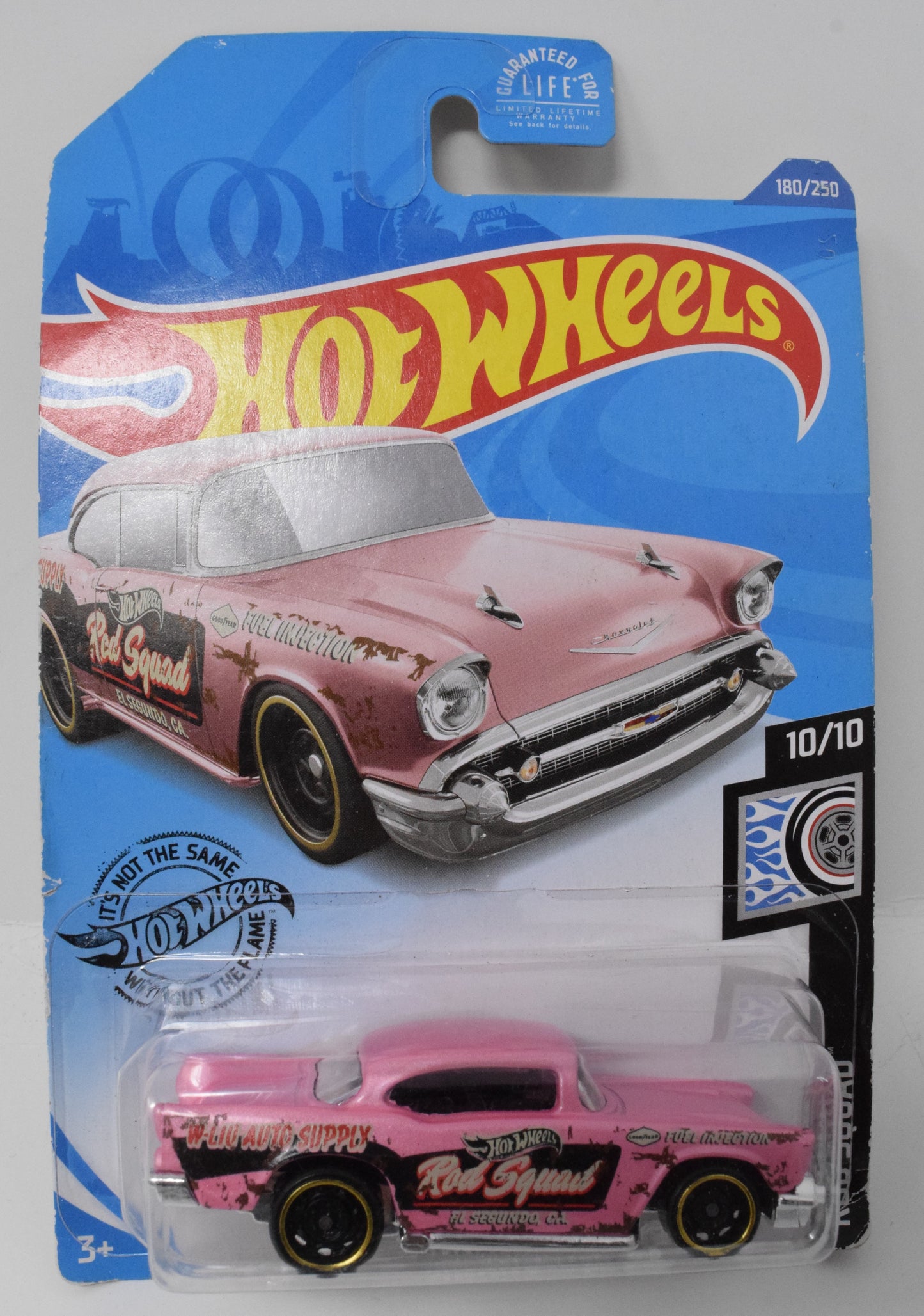 Hot Wheels 57 Chevy Rod Squad 10/10 180 Pink DieCast Car New