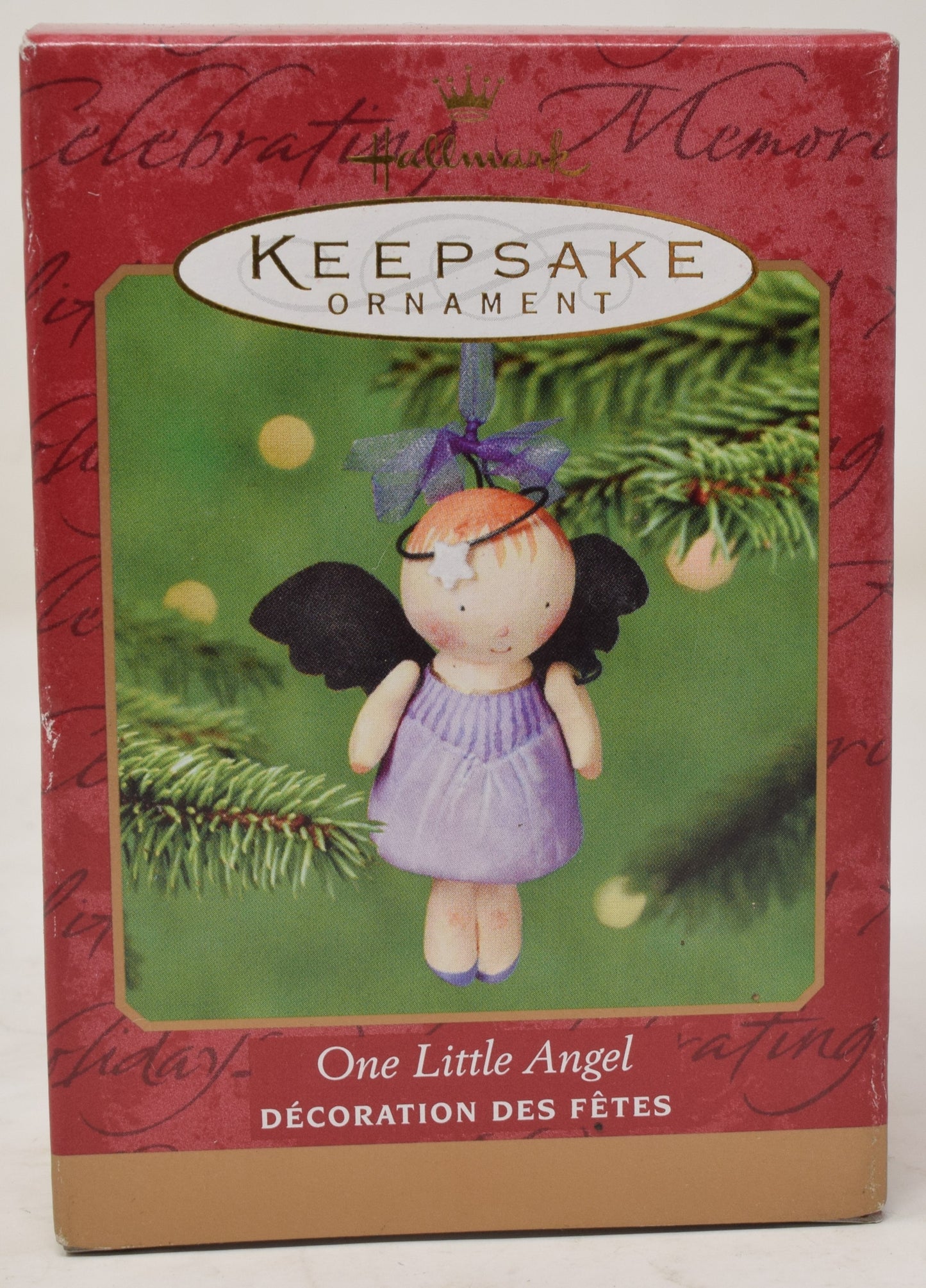 Hallmark Keepsake Ornament One Little Angel Christmas Tree 2001 NIB