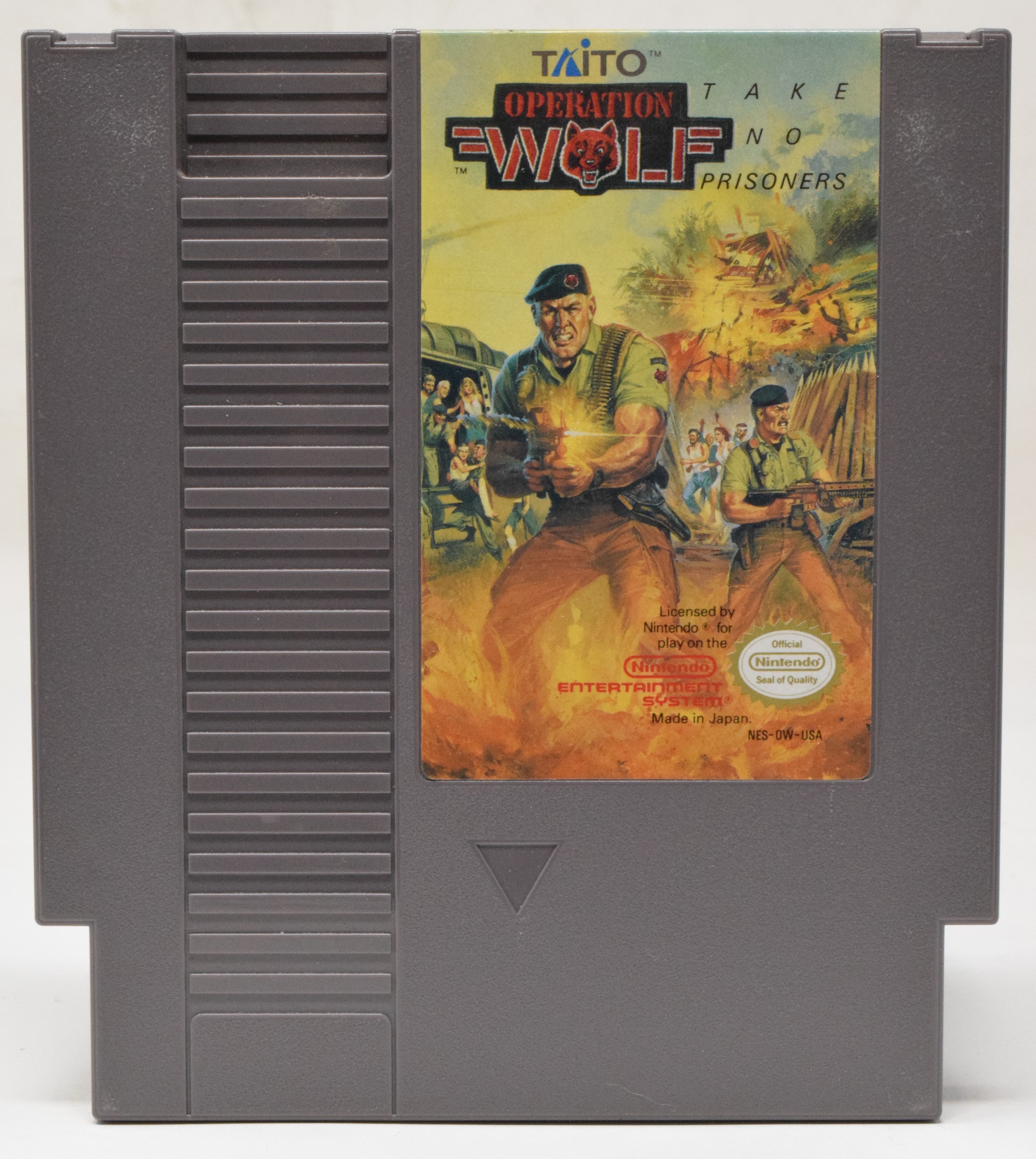 Nintendo NES Operation Wolf Taito Video Game Cartridge – Golden Apple ...