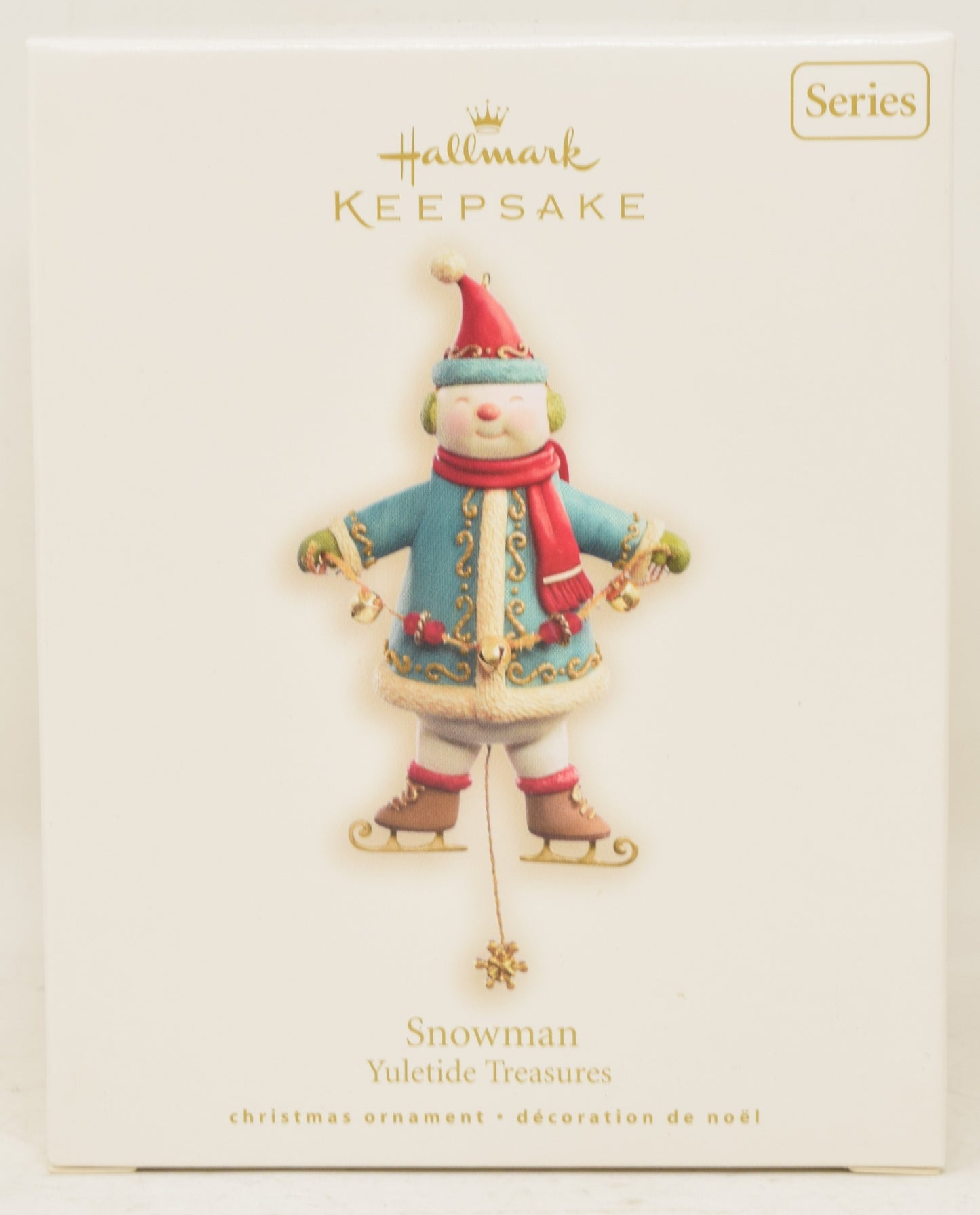 Hallmark Keepsake Ornament Snowman Yuletide Treasures Christmas Tree 2008 NIB