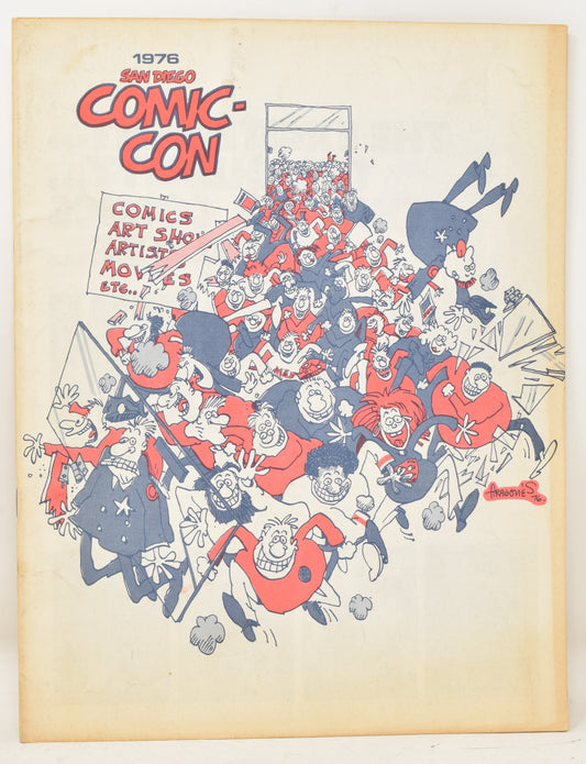 1976 San Diego Comic Con SDCC Program Stan Lee Sergio Aragones Alex Toth