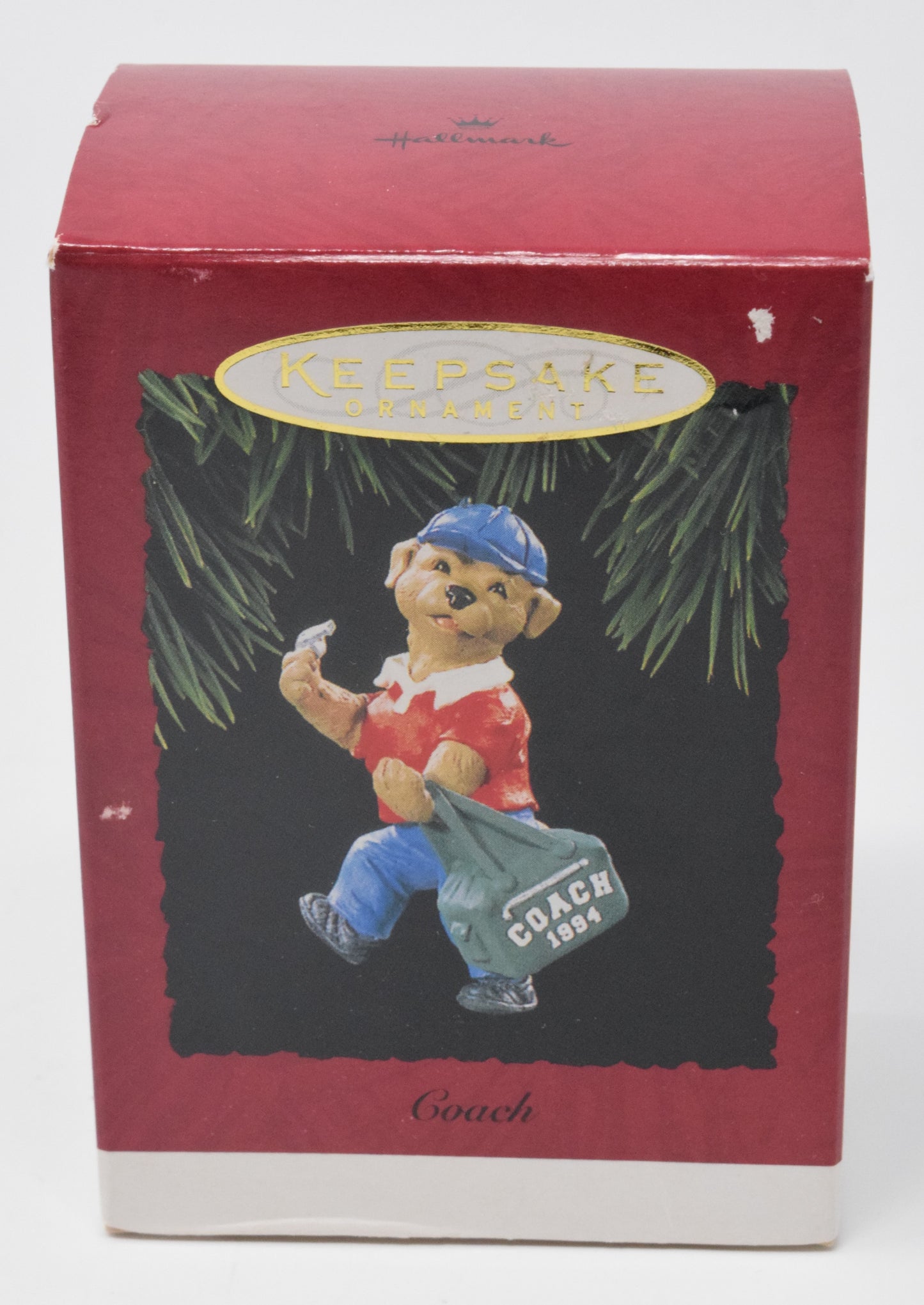 Hallmark Keepsake Coach Dog Christmas Ornament 1994 NIB