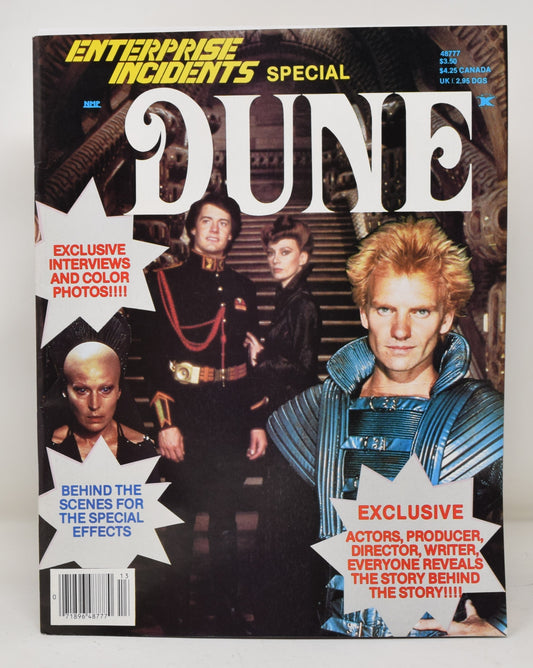 Dune Enterprise Incidents Special Magazine 1984 NM- 9.2 David Lynch Sting Patrick Stewart