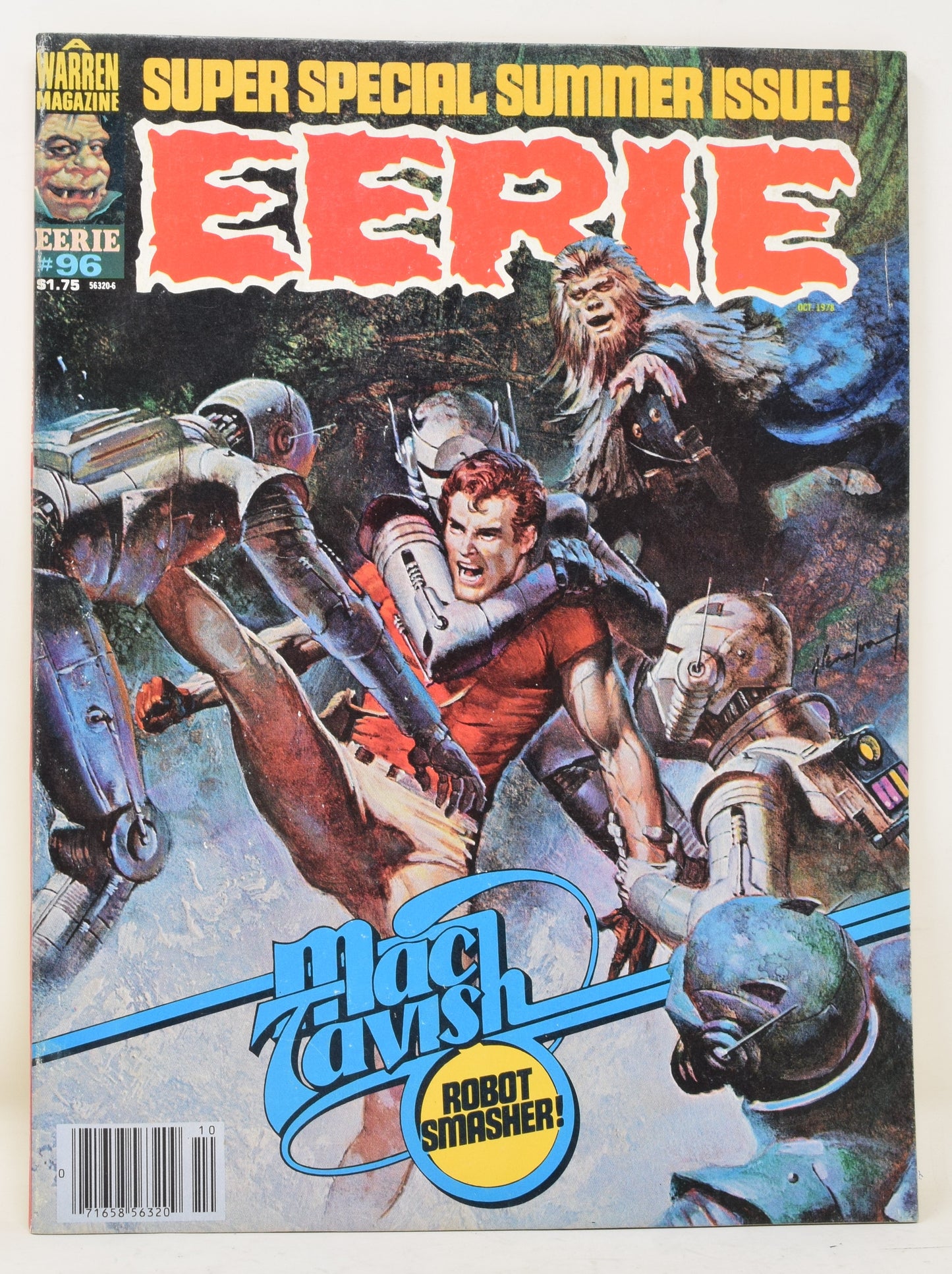 Eerie Magazine 96 Warren 1978 FN VF Magnus Robot Hunter Mac Tavish