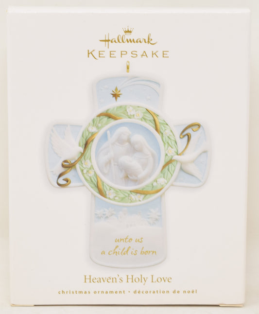 Hallmark Keepsake Ornament Heavens Holy Love Cross Christmas Tree 2010 NIB