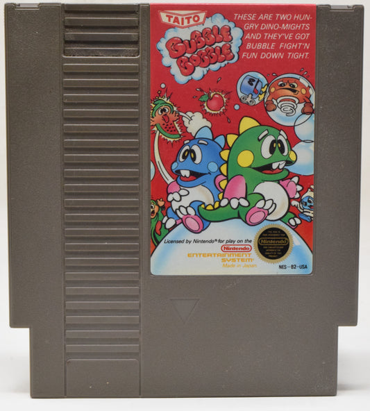 Nintendo NES Bubble Bobble Taito Video Game Cartridge