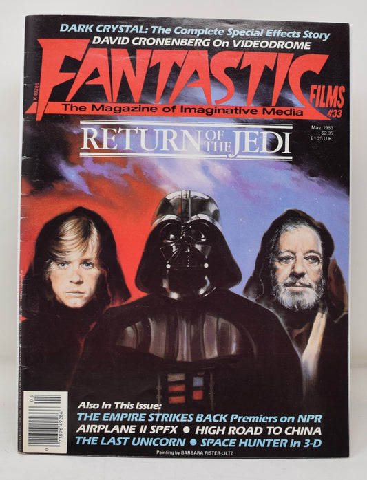 Fantastic Films Magazine 33 May 1983 FN VF Star Wars Return Of The Jedi Slave Darth Vader Luke Skywalker