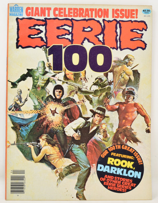 Eerie Magazine 100 Warren 1979 VF Rook Darklon Robot Jim Starlin