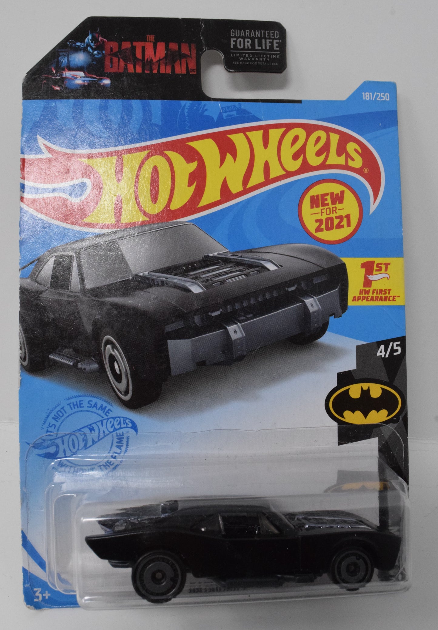 Hot Wheels BatMobile 1st HW Appearance DieCast Car Marvel 4/5 181 New