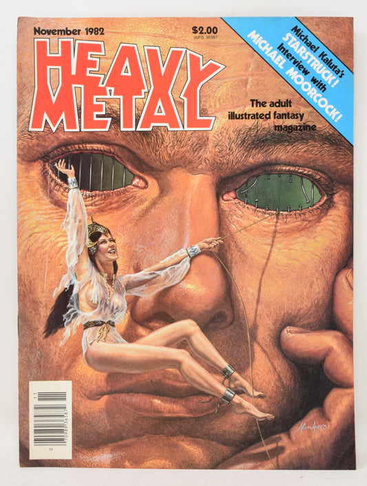 Heavy Metal Magazine Vol 6 8 November 1982 VG FN Milo Manara Druillet GGA