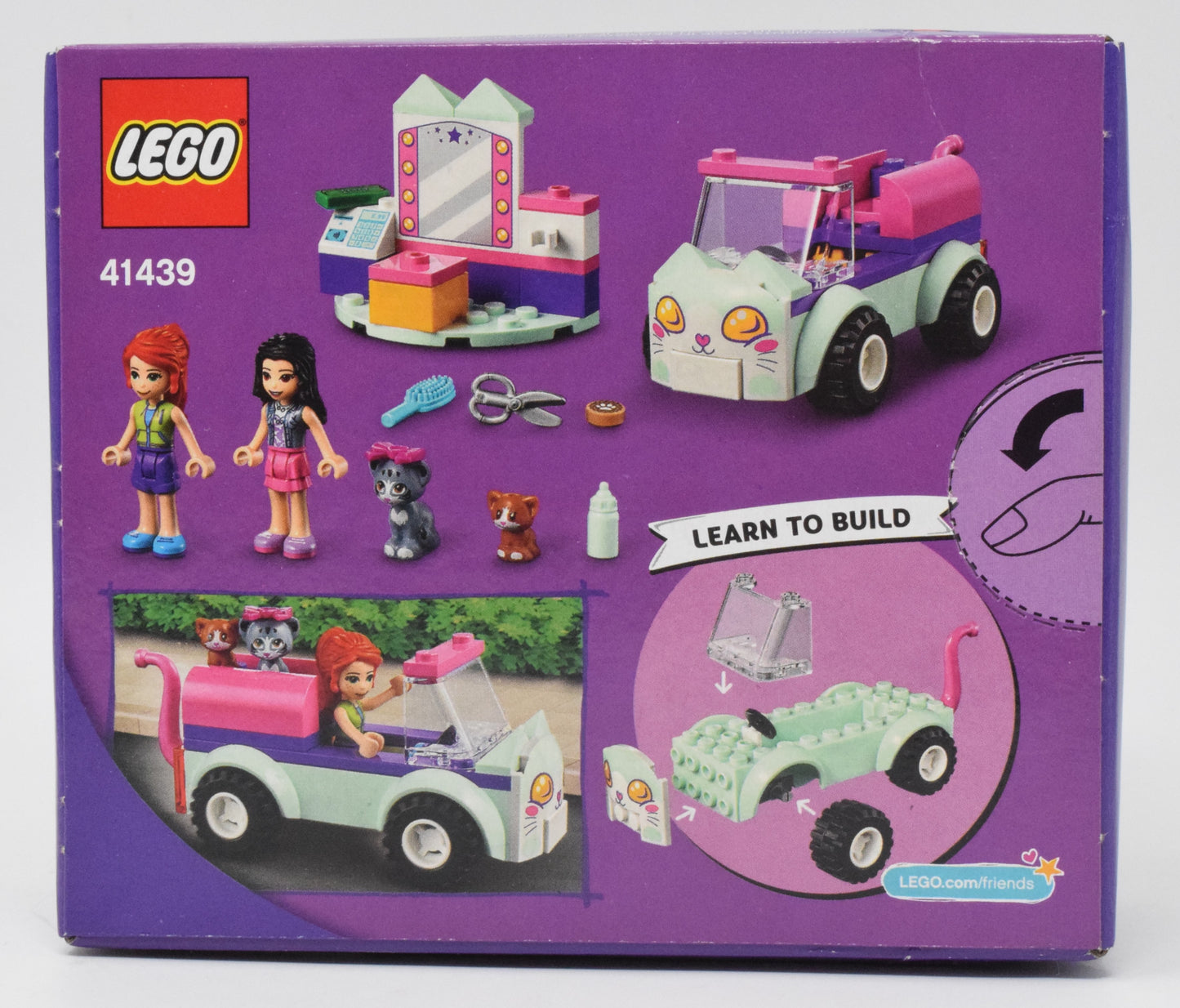 Lego Friends Cat Grooming Car Set 41439 New NIB