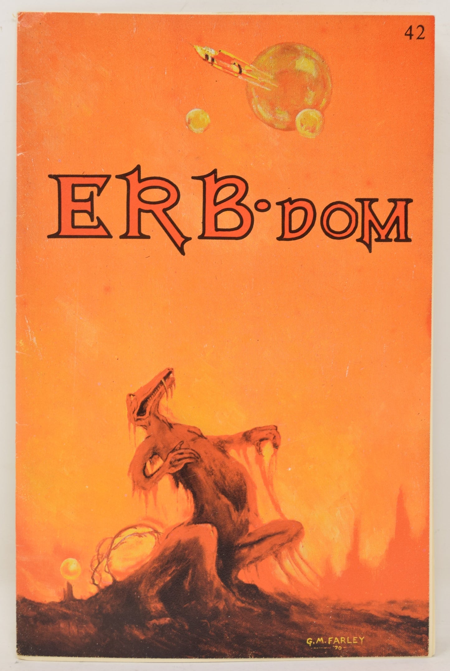 ERB-Dom Fanzine 42 1971 VF Edgar Rice Burroughs GM Farley