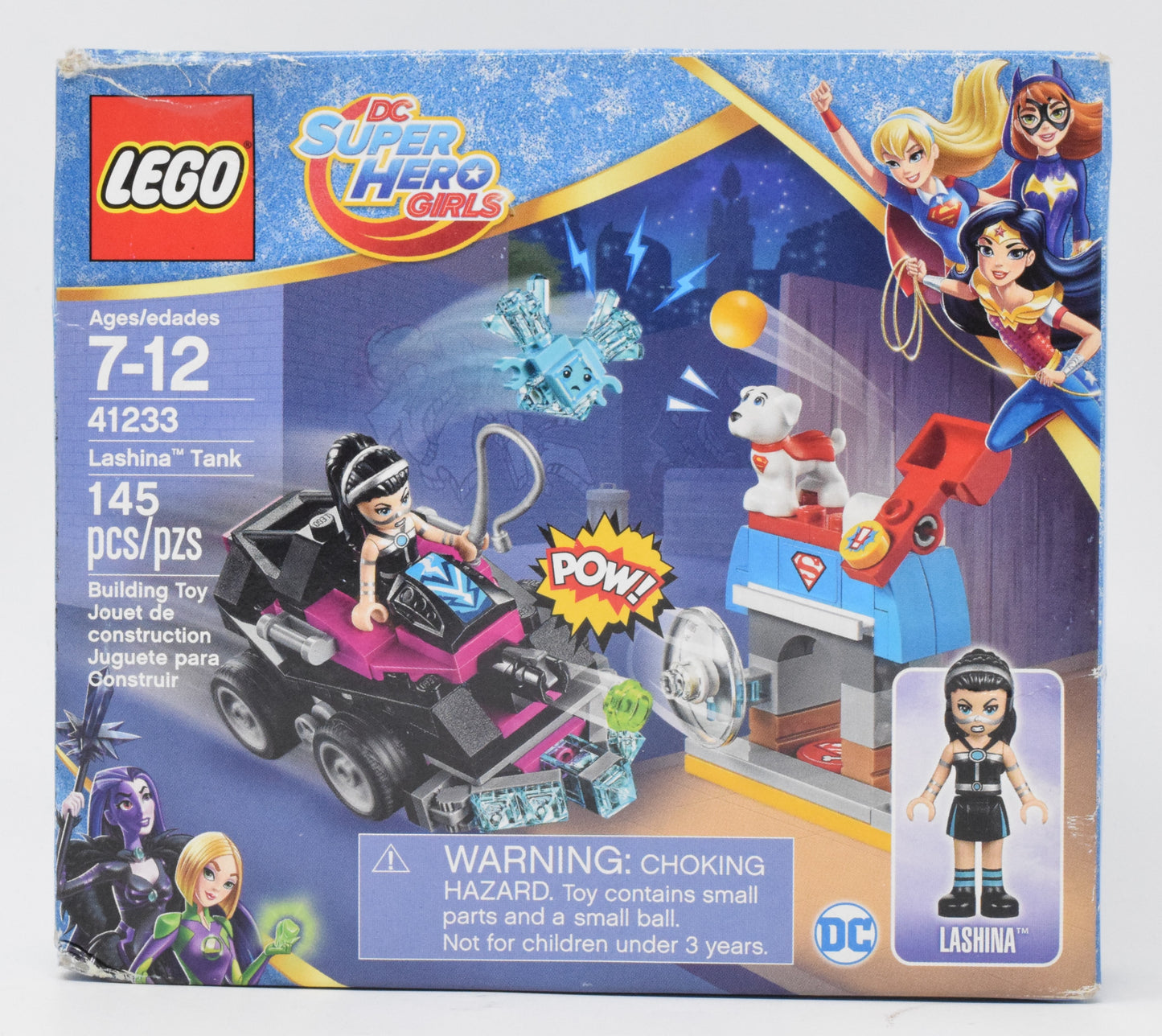 Lego DC Super Hero Girls Lashina Tank Set 41233 New NIB Krypto Super Dog