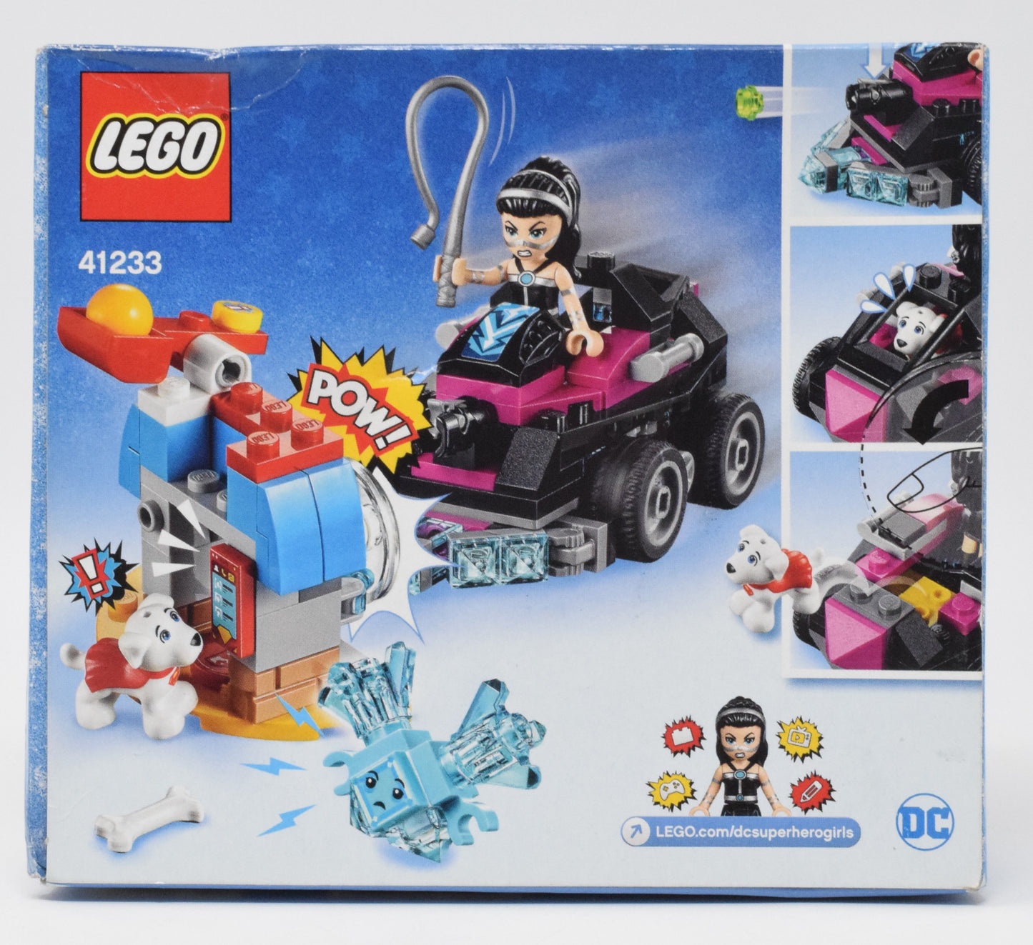 Lego DC Super Hero Girls Lashina Tank Set 41233 New NIB Krypto Super Dog