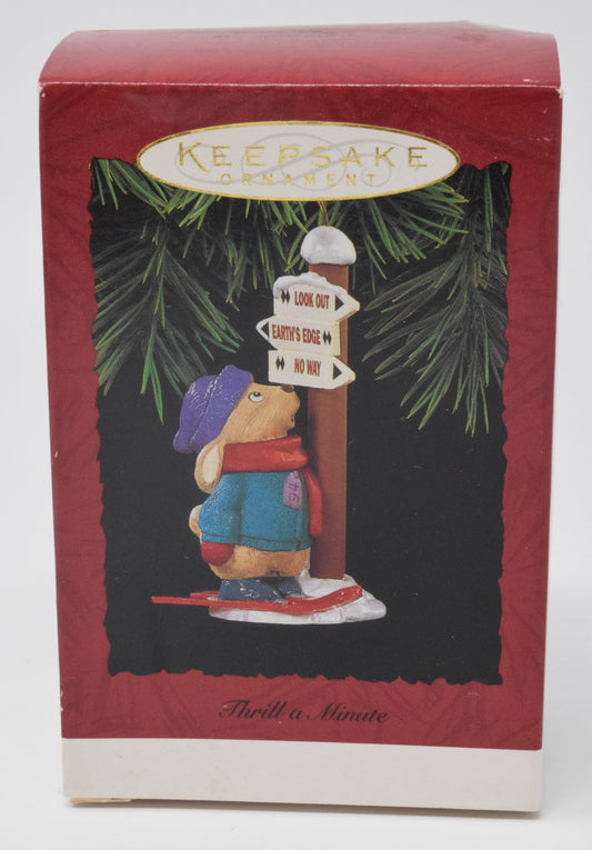 Hallmark Keepsake Thrill A Minute Christmas Ornament 1994 NIB