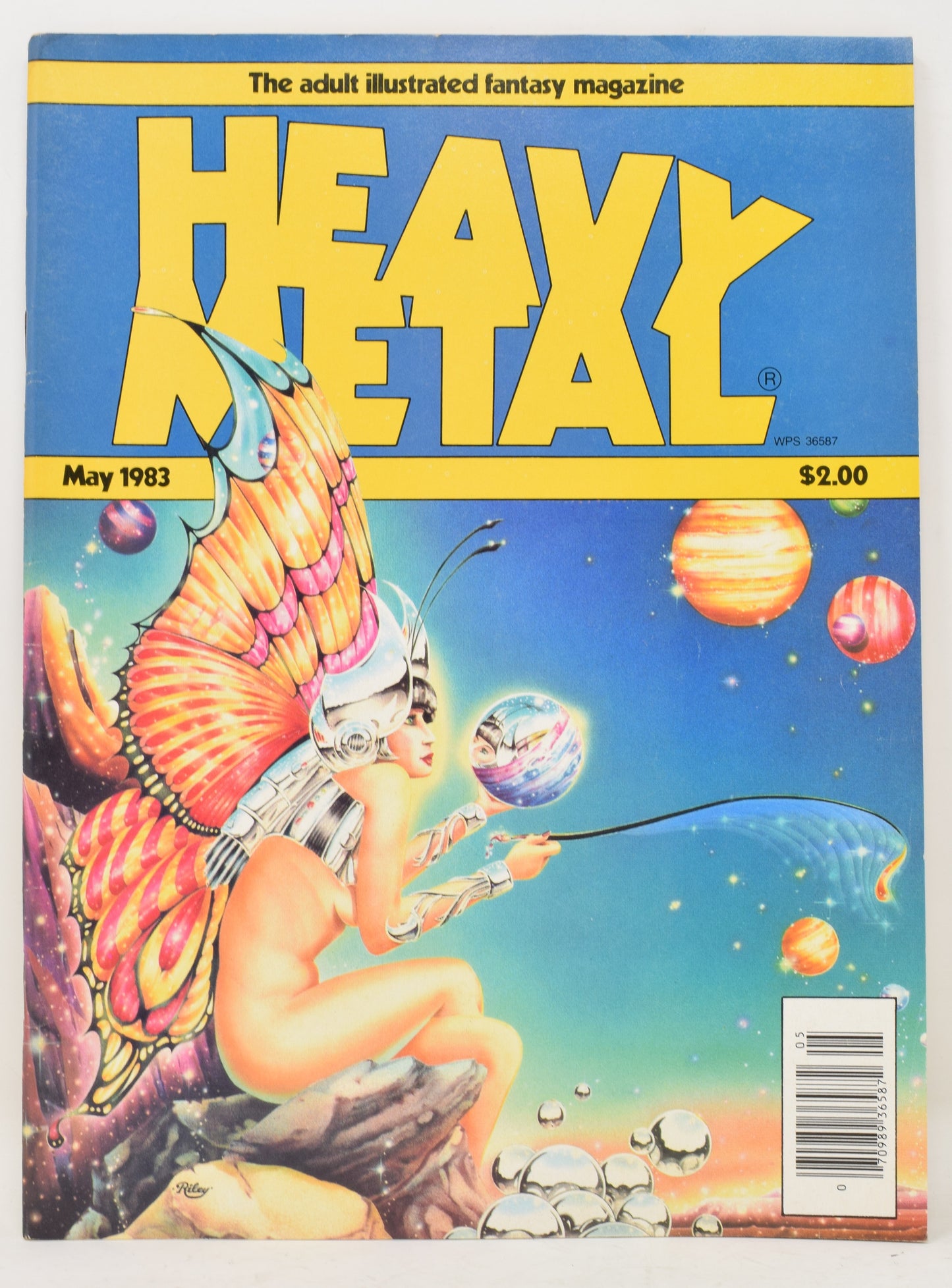 Heavy Metal Magazine Vol 7 2 May 1983 VG Milo Manara Michael Kulata GGA