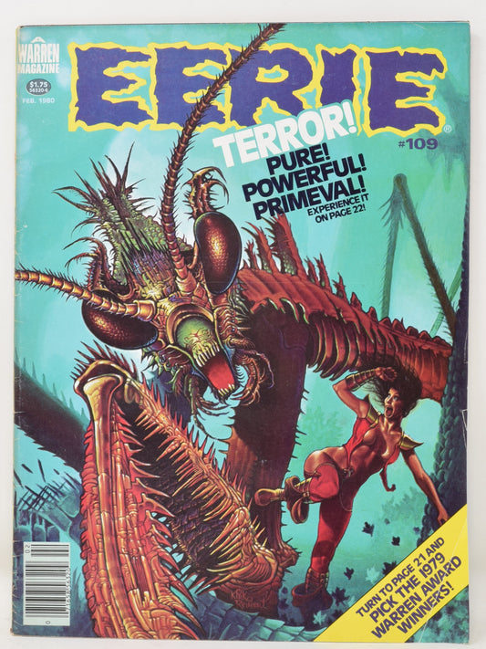 Eerie Magazine 109 Warren 1980 FN Giant Bug Praying Mantis GGA Larry Hama