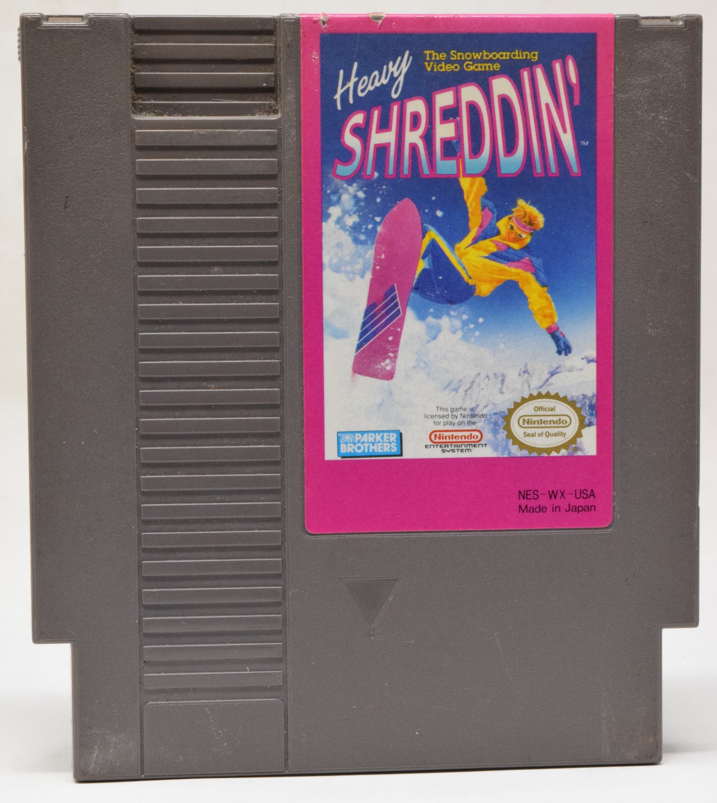 Nintendo NES Heavy Shreddin Parker Brothers Video Game Cartridge