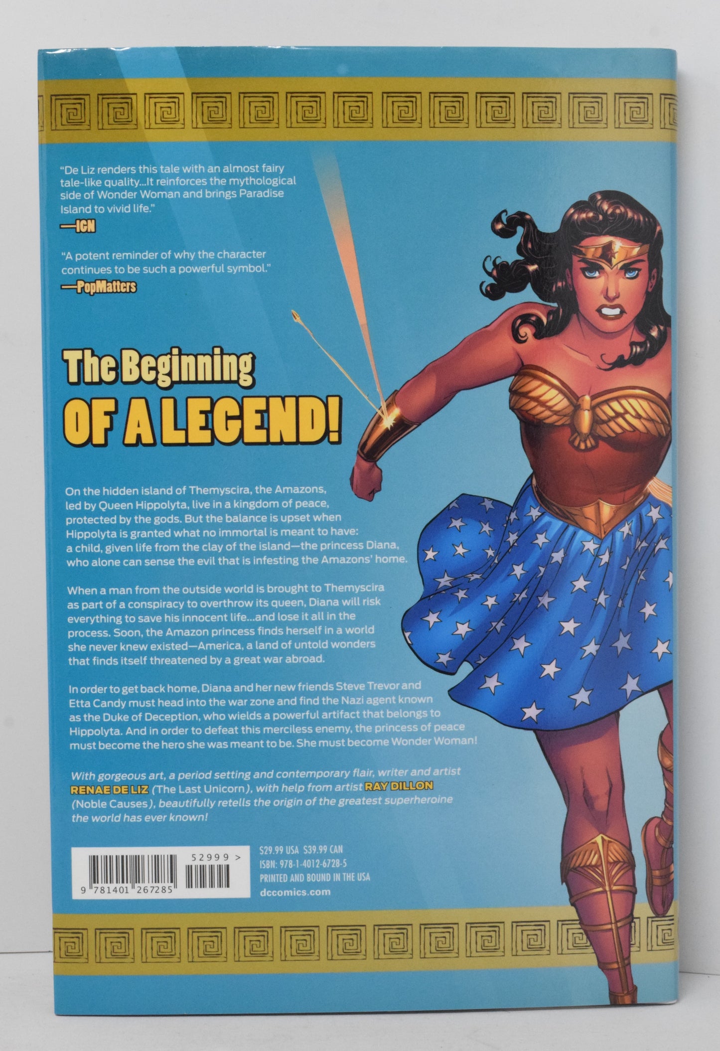 Legend Of Wonder Woman Origins HC DC 2016 NM Renae De Liz
