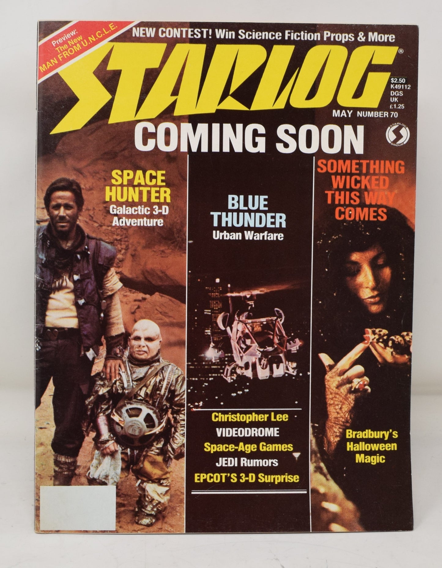 Starlog Magazine 70 May 1983 FN Space Hunter Blue Thunder Debbie Harry Videodrome