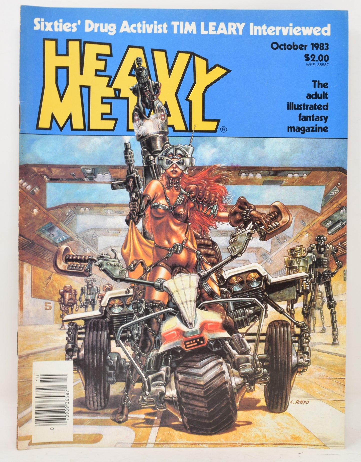 Heavy Metal Magazine Vol 7 7 October 1983 FN VF Jeff Jones Jodorowsky GGA