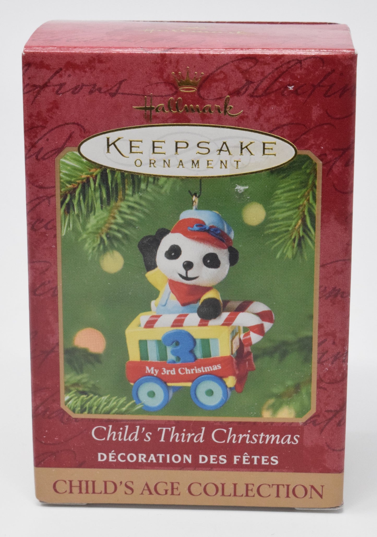 Hallmark Keepsake Child's Third Christmas Ornament 2000 NIB