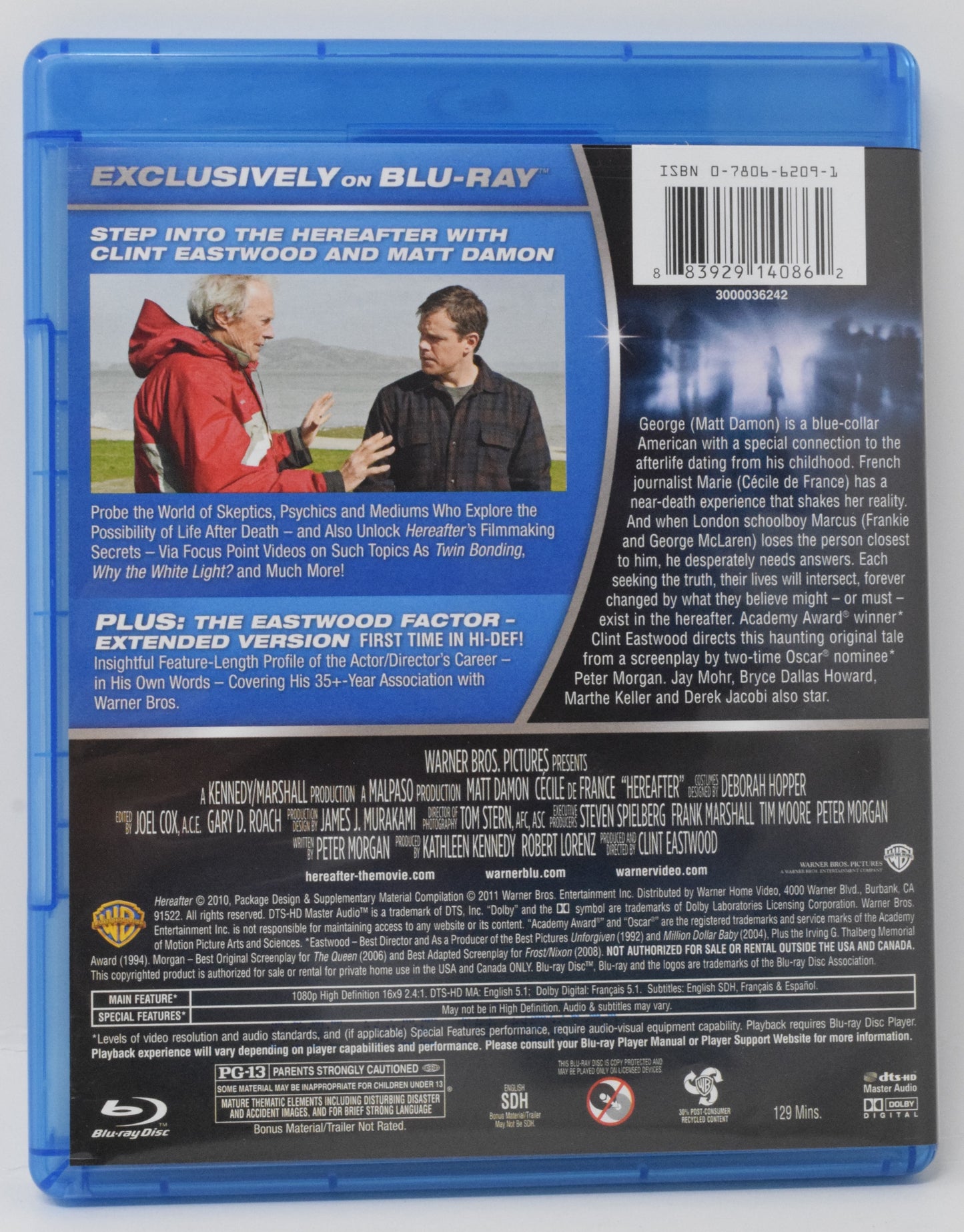 Matt Damon Hereafter DVD Blu-ray