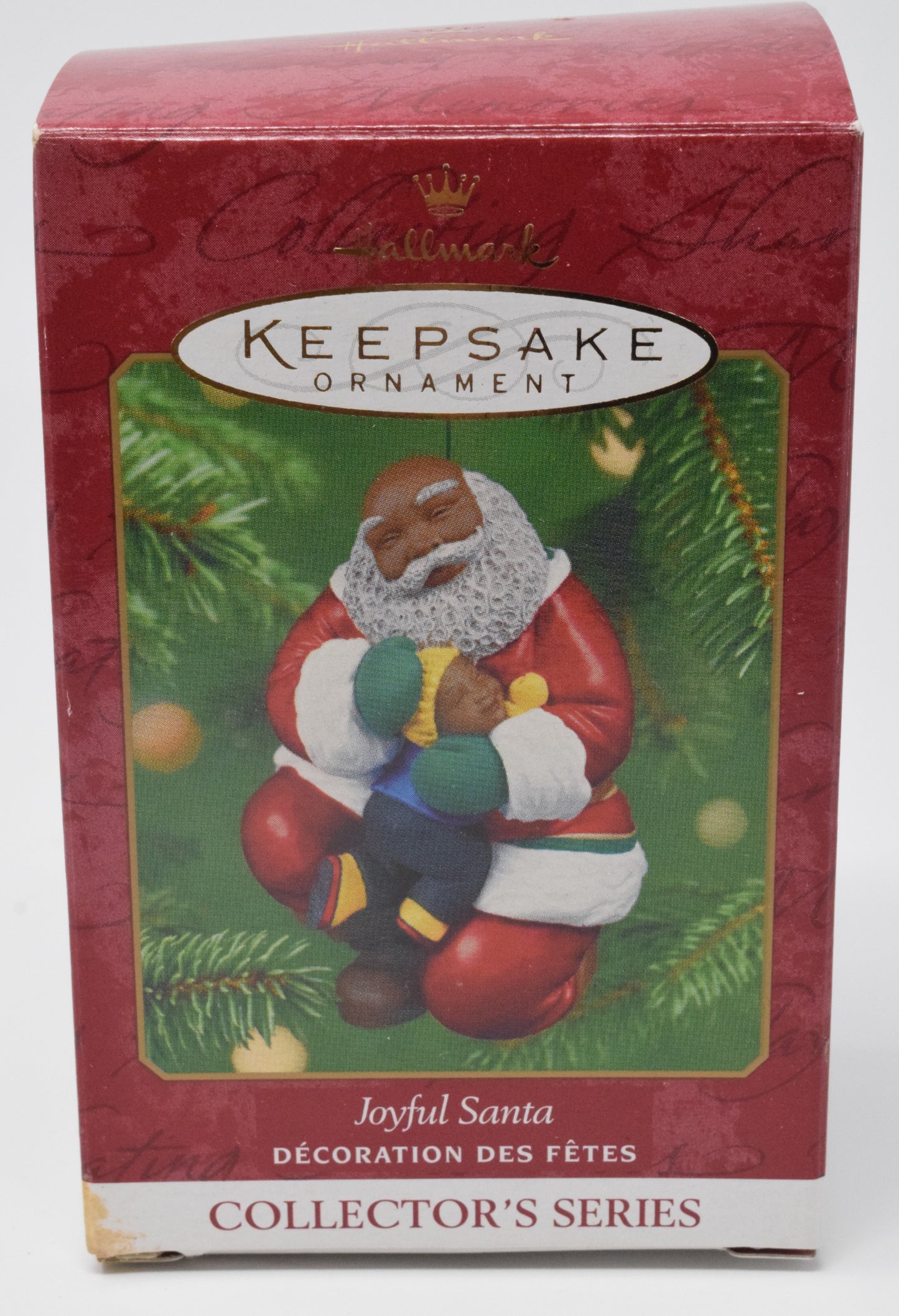 Hallmark Keepsake Joyful Santa Christmas Ornament 2001 NIB