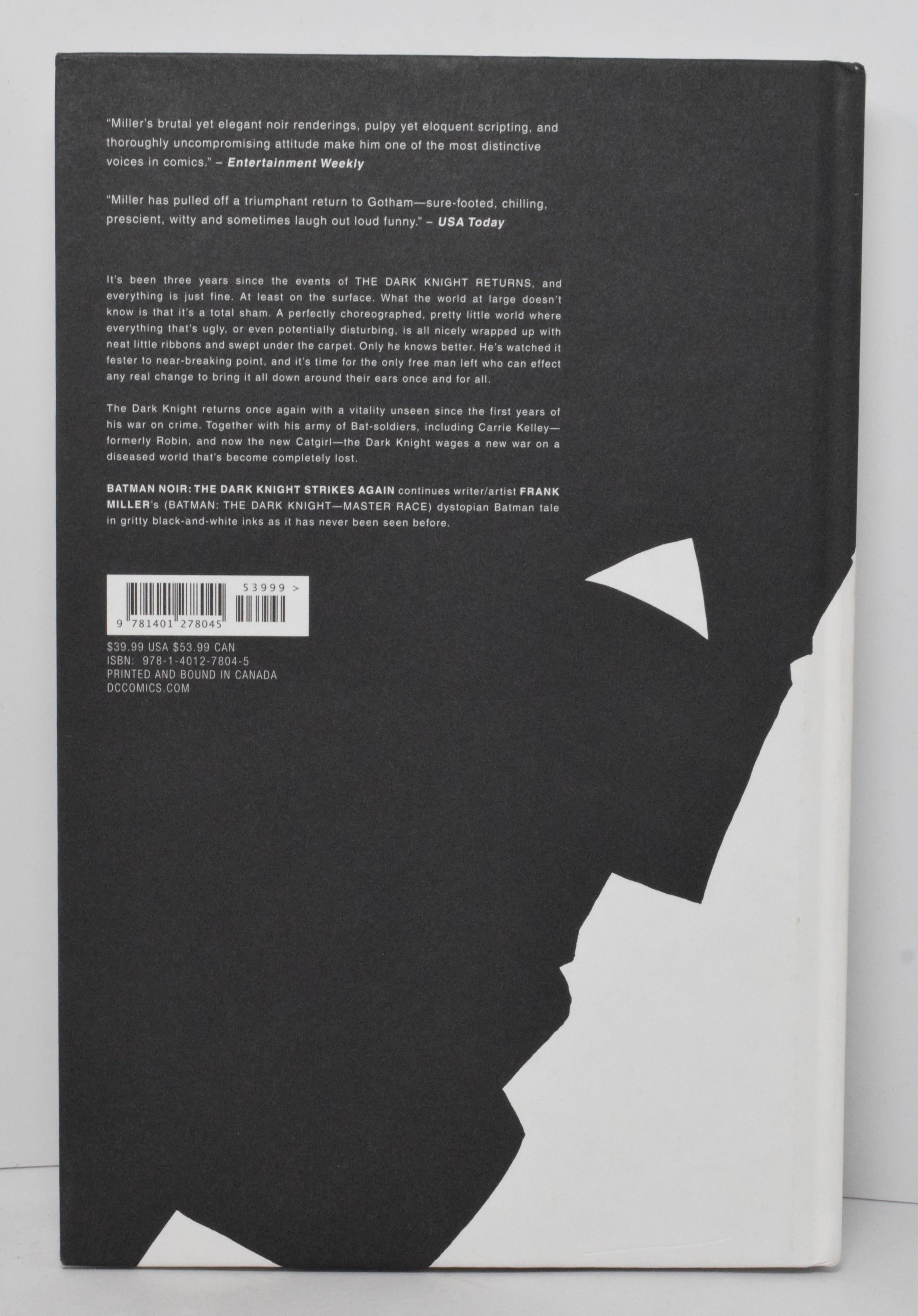 Batman Noir Dark Knight Strikes Again HC DC 2018 NM Frank Miller - Golden Apple Comics