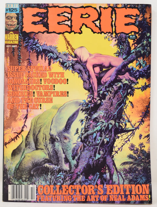 Eerie Magazine 125 Warren 1981 FN Richard Corben Neal Adams GGA Dinosaur