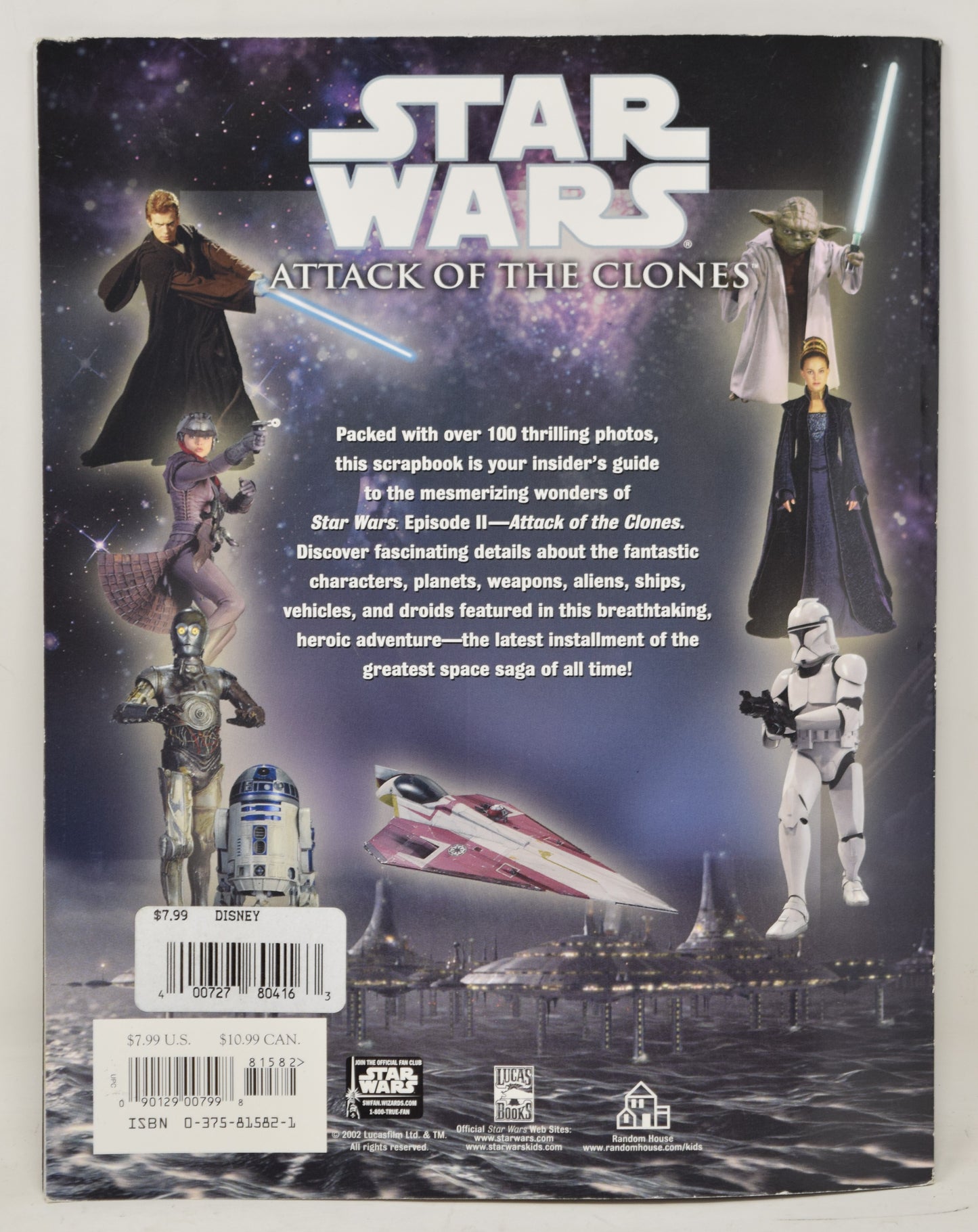 Star Wars Attack of the Clones Scrapbook 2002