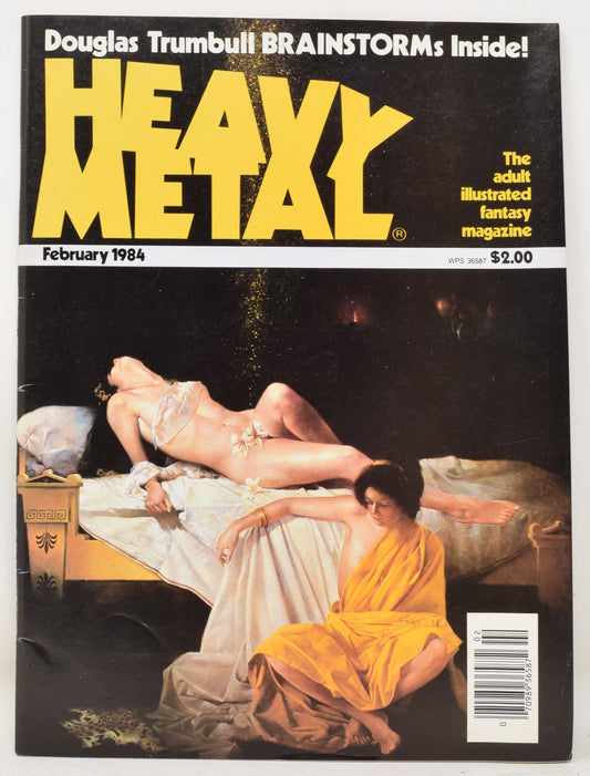 Heavy Metal Magazine Vol 7 11 February 1984 FN VF GGA Moebius Rich Corben