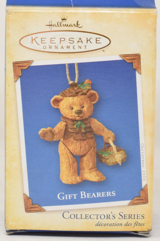 Hallmark Keepsake Ornament Gift Bearers Bear Christmas Tree 2004 NIB