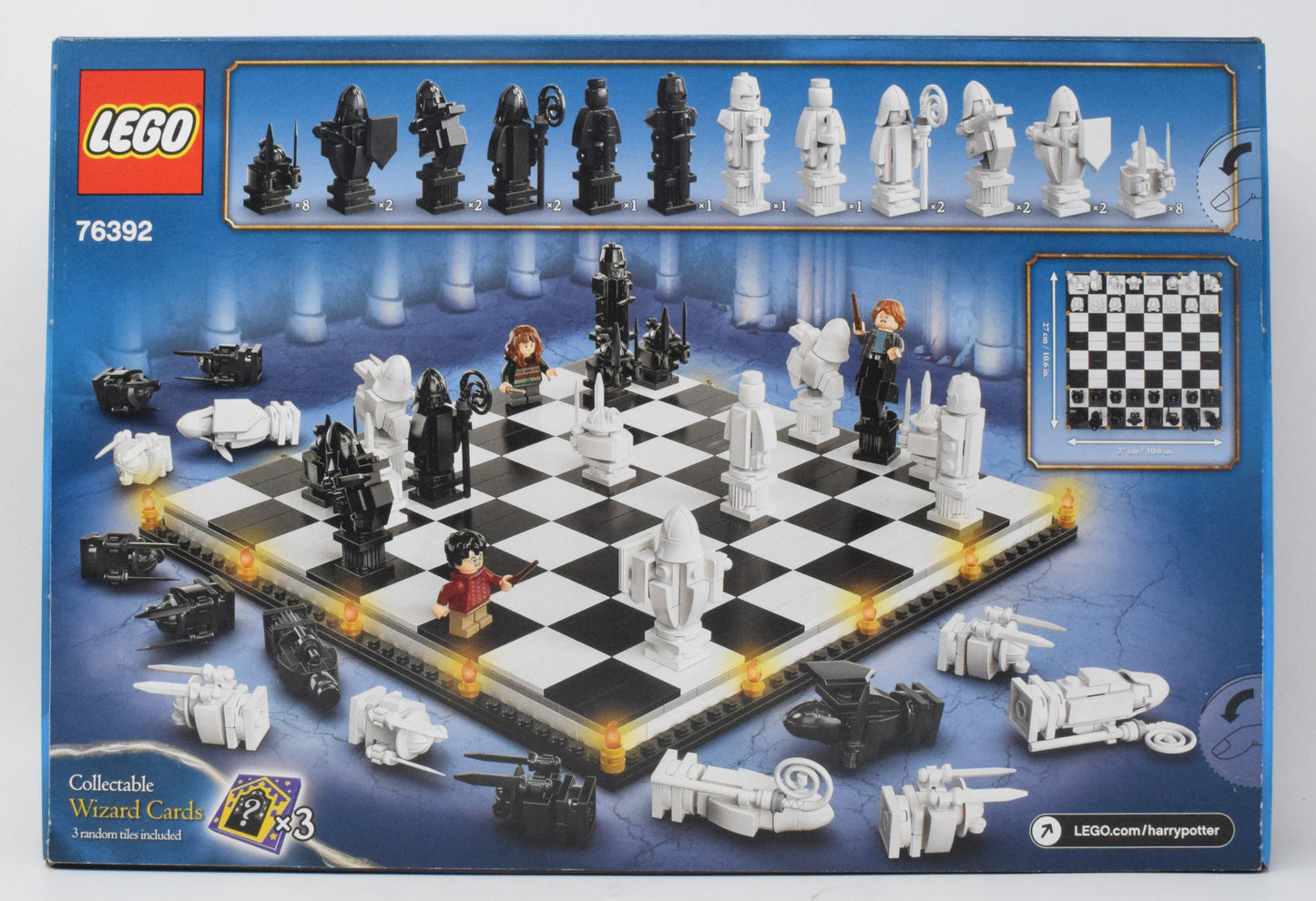 Lego Harry Potter Hogwarts Wizard Chess Set 76392 New NIB