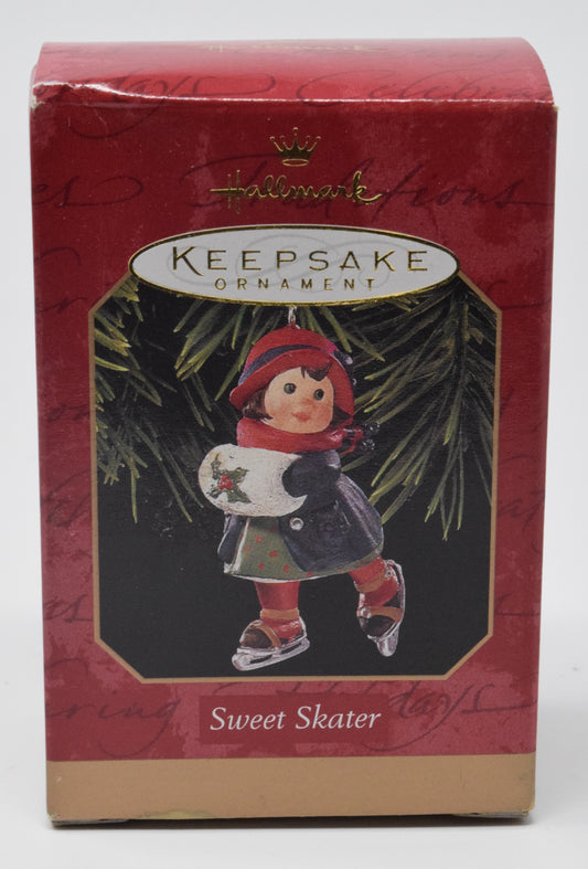 Hallmark Keepsake Sweet Skater Christmas Ornament 1999 NIB