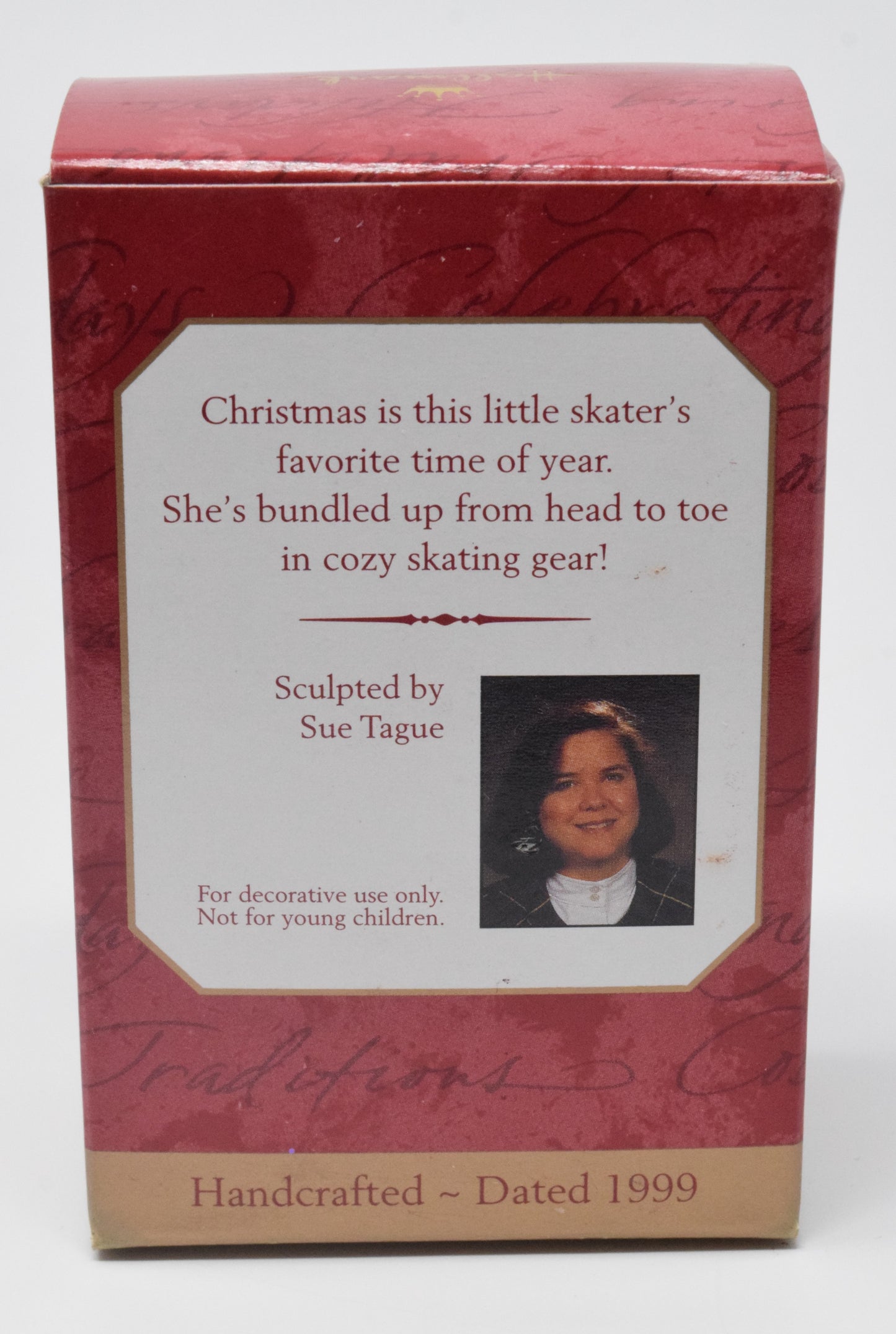 Hallmark Keepsake Sweet Skater Christmas Ornament 1999 NIB