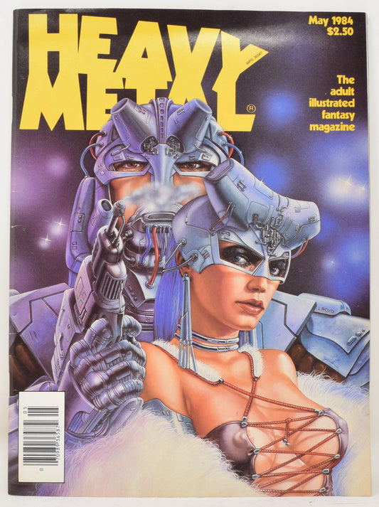 Heavy Metal Magazine Vol 8 2 May 1984 FN GGA Luis Royo Moebius Jodorowsky