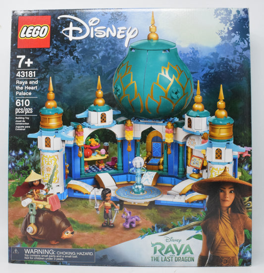 Lego Disney Raya Last Dragon Heart Palace Set 43181 New NIB