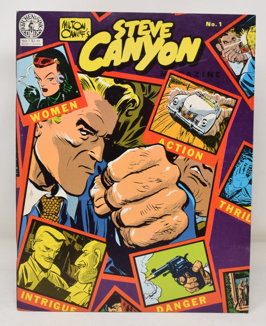 Steve Canyon Magazine TPB 1 Kitchen Sink 1983 VF Milton Caniff