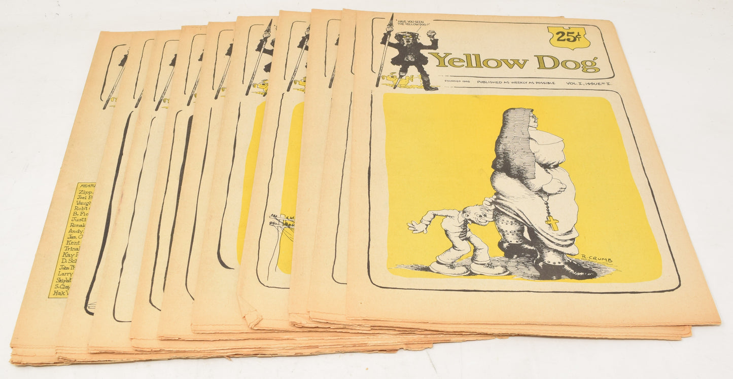 Yellow Dog 5th Anniversary Set Print Mint 1973 FN VF 1 2 3 4 5 6 7 8 9 10 11 12