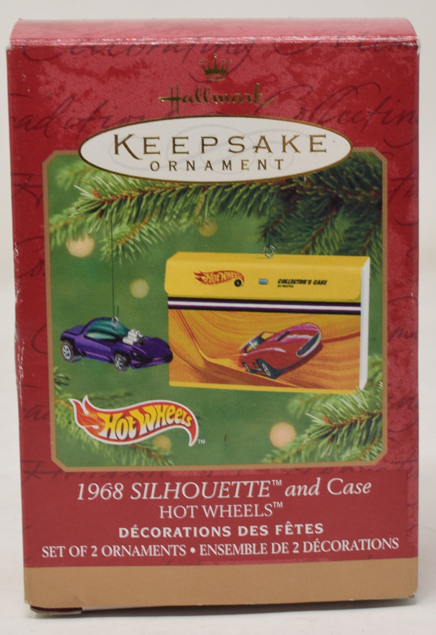 Hallmark Keepsake Ornament Hot Wheels 1968 Silhouette Car Christmas Tree 2001 NIB