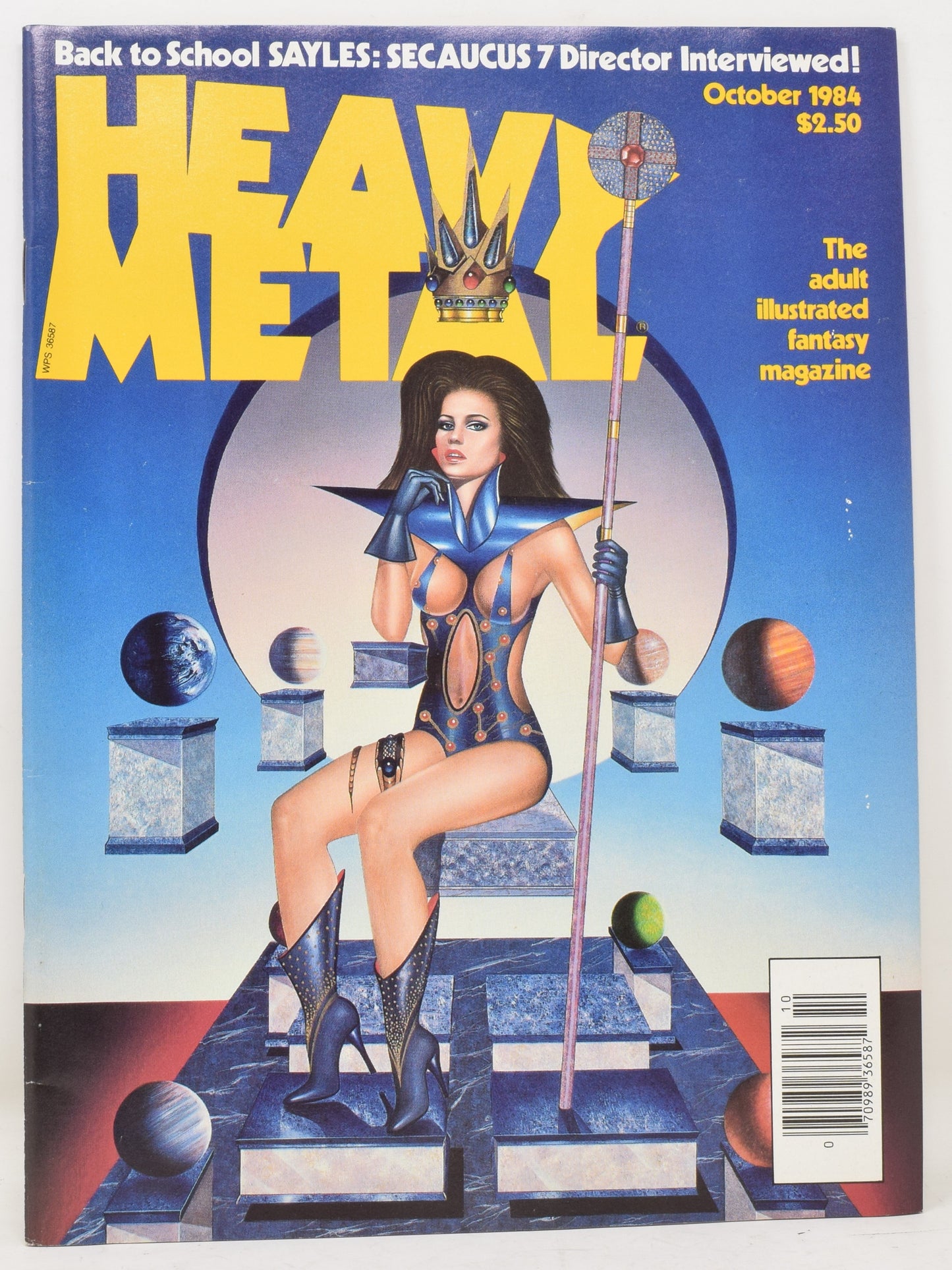 Heavy Metal Magazine Vol 8 7 October 1984 VF GGA John Sayles