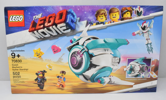 Lego Movie Sweet Mayhem Systar Starship Set 70830 New NIB