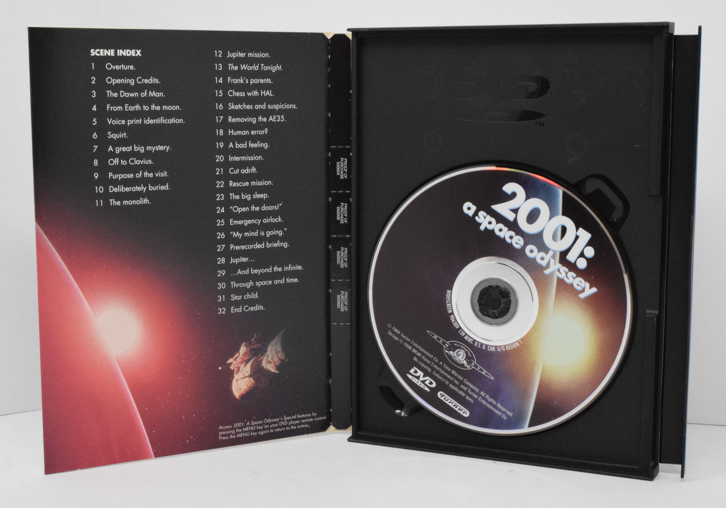 Stanley Kubrick's 2001: A Space Odyssey DVD