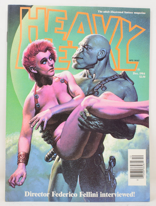 Heavy Metal Magazine Vol 8 9 December 1984 VF GGA Rich Corben Milo Manara