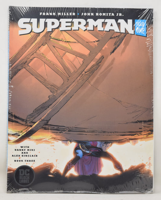 Frank Miller Superman Year One Book 3 Cover 3B Black Label DC 2019 NM New