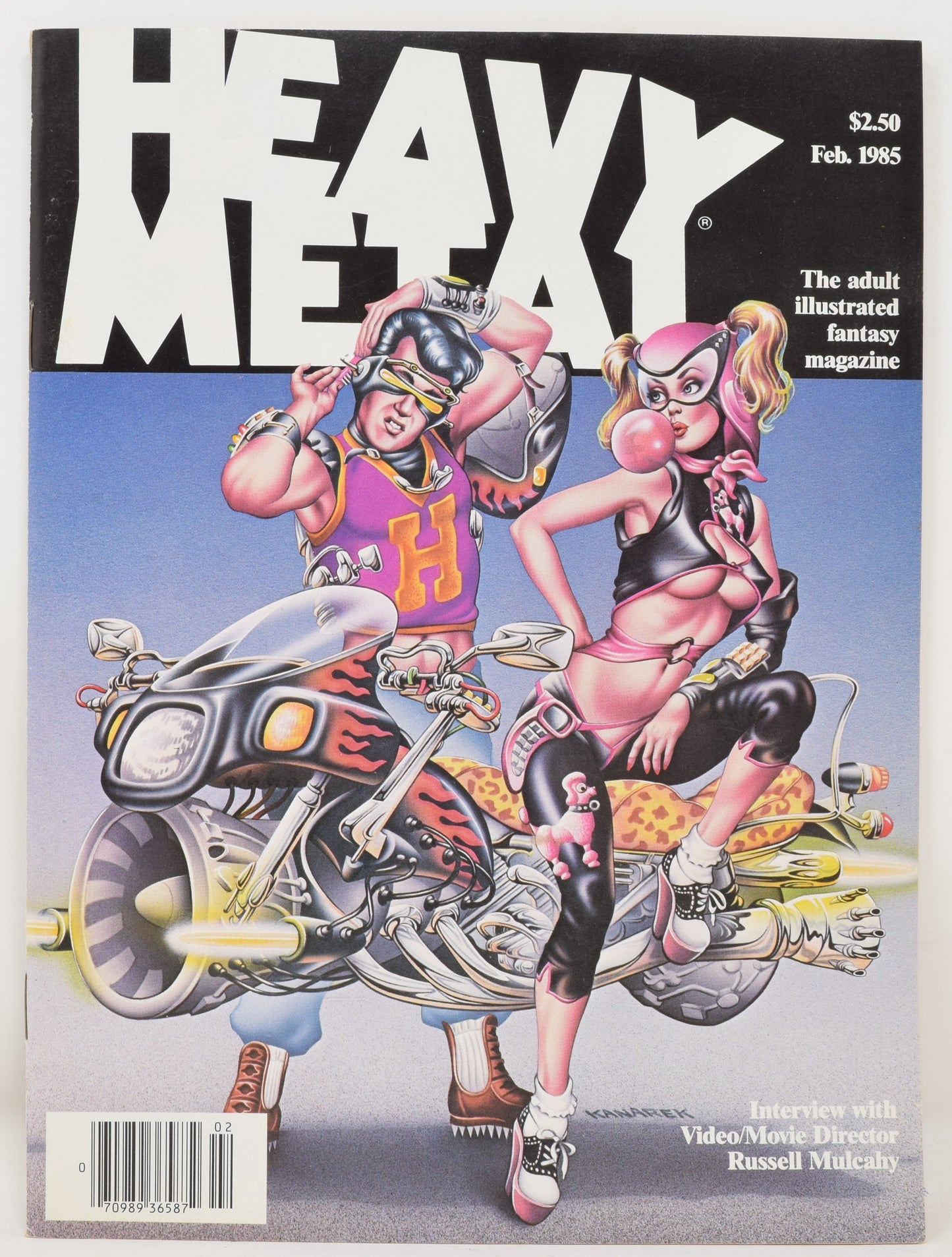 Heavy Metal Magazine Vol 8 11 February 1985 VF GGA Teenage Mutant Ninja Turtles